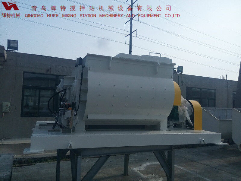 JS750攪拌臂采用偏心式設(shè)計(jì)，延長(zhǎng)使用壽命，青島輝特機(jī)械