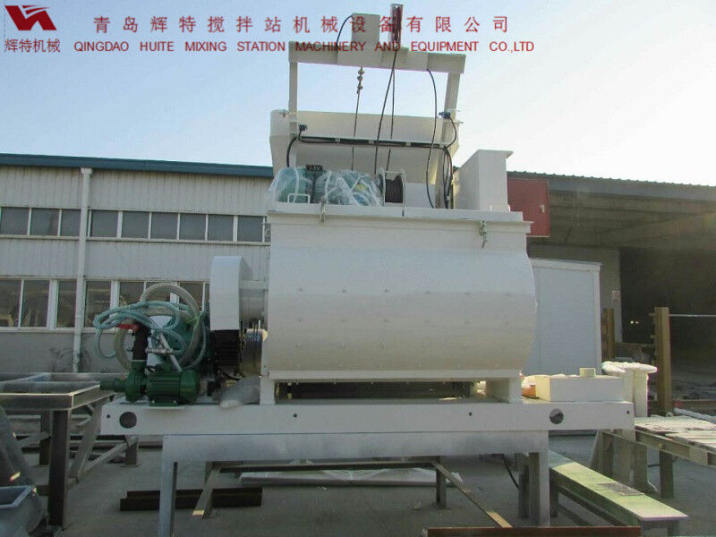JS750攪拌臂采用偏心式設(shè)計(jì)，延長(zhǎng)使用壽命，青島輝特機(jī)械