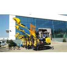 農(nóng)林果園挖掘機價格，小型挖坑機使用，小型履帶挖掘機