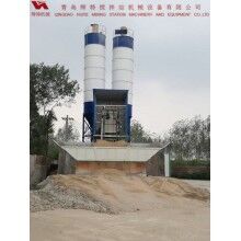 輝特混凝土攪拌站HZS50攪拌性能強，攪拌均勻、迅速，生產(chǎn)效率高