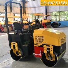 一路順風！座駕式2.5噸全液壓壓路機 雙鋼輪柴油振動碾 溝槽壓實機